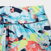 The North Face Junior Girls’ Printed Amphibious Knit Class V Shorts / TNF Navy Youth Tropical Camo Print