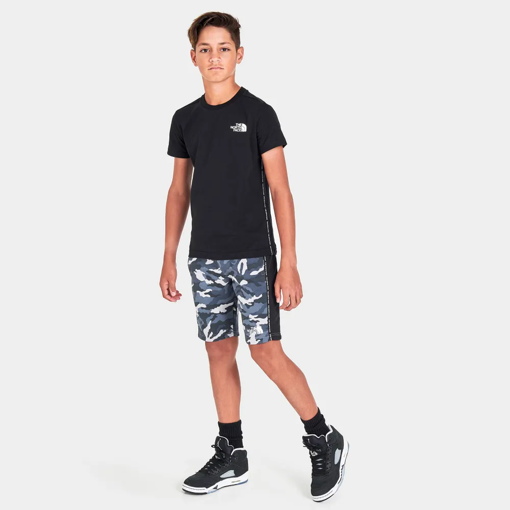 The North Face Junior Boys’ Larsech Tape Shorts Vanadis Grey / Small Waxed Camo Print