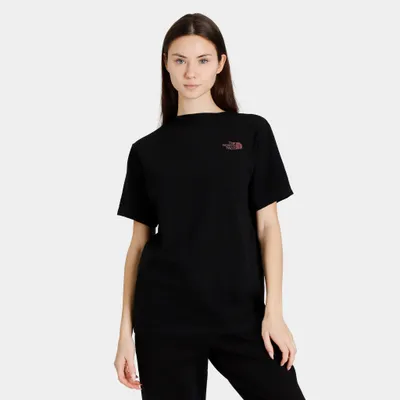 The North Face Women’s Geo NSE T-shirt TNF Black / Wild Ginger