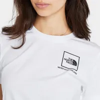 The North Face Women’s NSE Logo T-shirt White / Blush