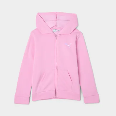 Puma Junior Girls’ Core Pack Full-Zip Hoodie / Pink