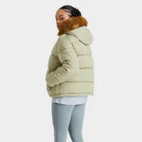 Pink Soda Sport Women’s Rodeo Fur Trim Puffer Jacket / Elm