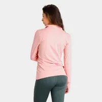 Pink Soda Sport Women’s Flex Quarter Zip Fitness Shirt /