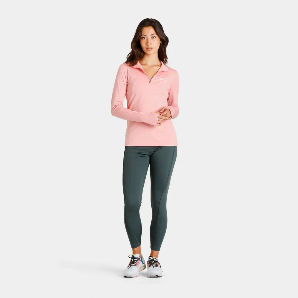 Pink Soda Sport Women’s Flex Quarter Zip Fitness Shirt /