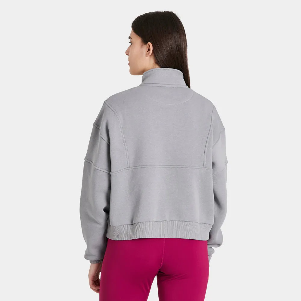 Balcony Women Sweatshirt in Pink or Gunmetal Gray