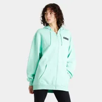 Pink Soda Women’s Badge Full-Zip Hoodie / Ice Green