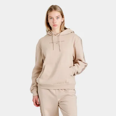 Pink Soda Sport Women’s Aura Tape Pullover Hoodie Brown Lentil / Doeskin