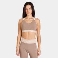 Pink Soda Sport Women’s Ascot Crossback Bra Fossil / Light Taupe - Sandshell