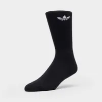 adidas Originals Solid Crew Socks (3 Pack) Black / White