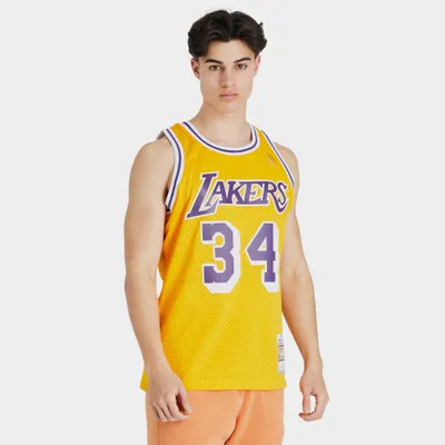 Mitchell & Ness NBA Los Angeles Lakers Shaquille O’Neil Swingman Jersey / Gold