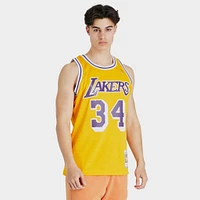 Mitchell & Ness NBA Los Angeles Lakers Shaquille O'Neil Swingman Jersey / Gold