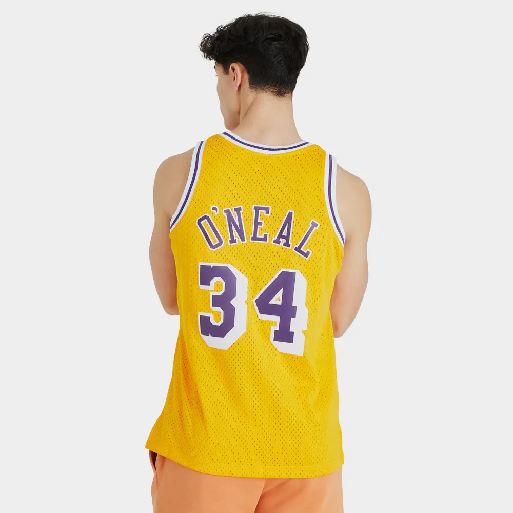 Buy the NBA Women Yellow Lakers Jersey LG