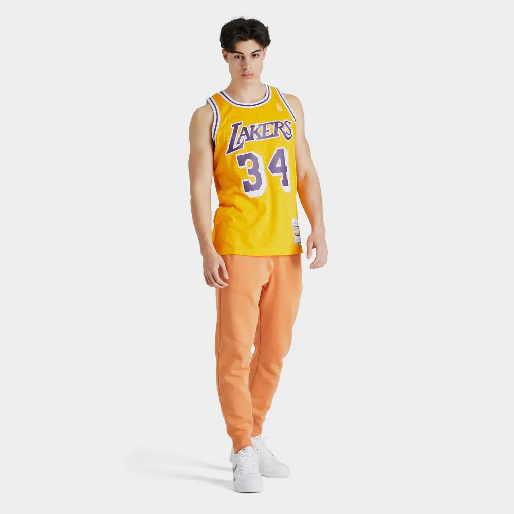 Mitchell & Ness LA Lakers NBA Authentic Swingman Yellow Mesh