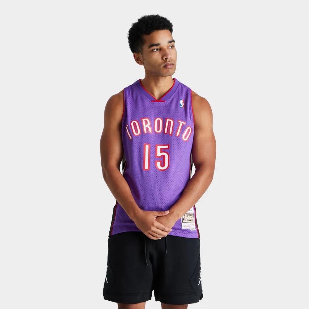Authentic Mitchell and Ness NBA Toronto Raptors Vince Carter Basketball  Jersey