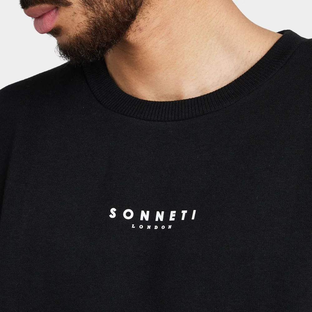 Sonneti London Fleece Crewneck / Black