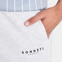 Sonneti London Fleece Shorts / White Marl