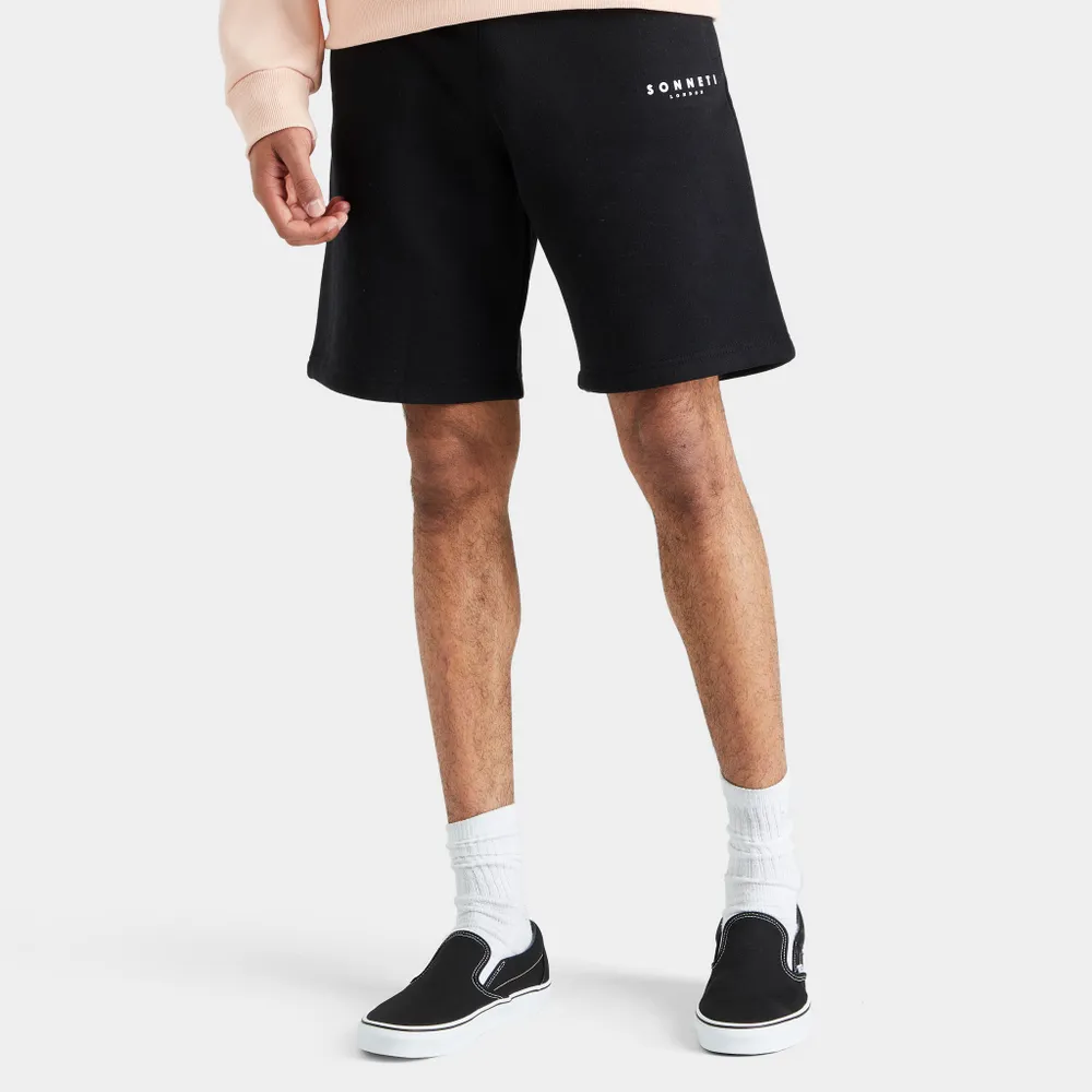 Sonneti London Fleece Shorts / Jet Black