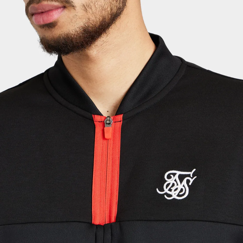 SikSilk Covert Track Bomber Black / Red