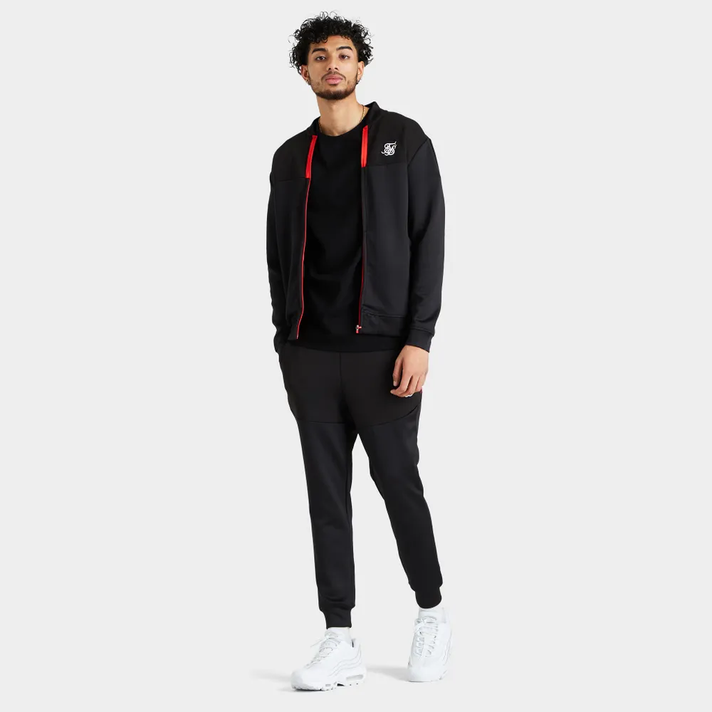 SikSilk Covert Track Bomber Black / Red