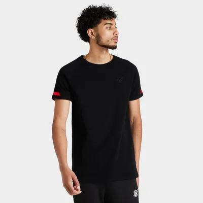 SikSilk Dual Cuff Tech T-shirt / Black