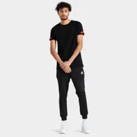 SikSilk Dual Cuff Tech T-shirt / Black