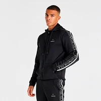 SikSilk x Messi Taped Full Zip Hoodie / Black