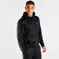 SikSilk x Messi Taped Full Zip Hoodie / Black