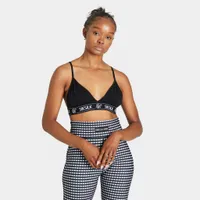 Sik Silk Women's Triangle Bralette / Black