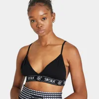 Sik Silk Women's Triangle Bralette / Black