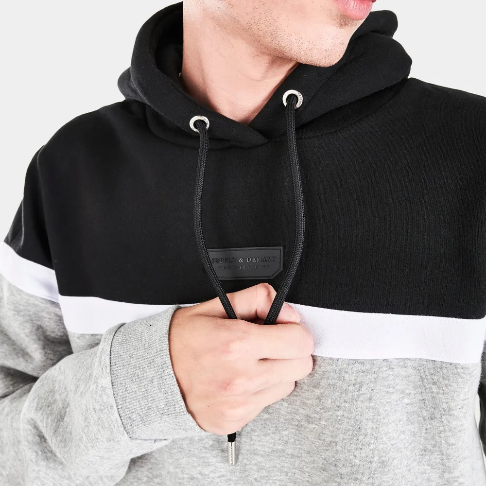 Supply & Demand Walker Pullover Hoodie Black / Silver