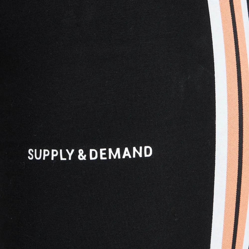 Supply & Demand Women’s Athletic Stripe Leggings / Black