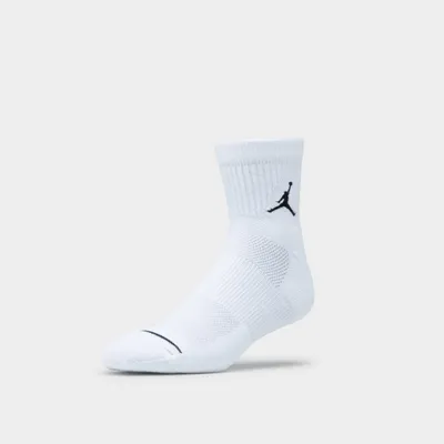 Jordan Everyday Max Quarter Ankle Socks - 3 Pack White / Black