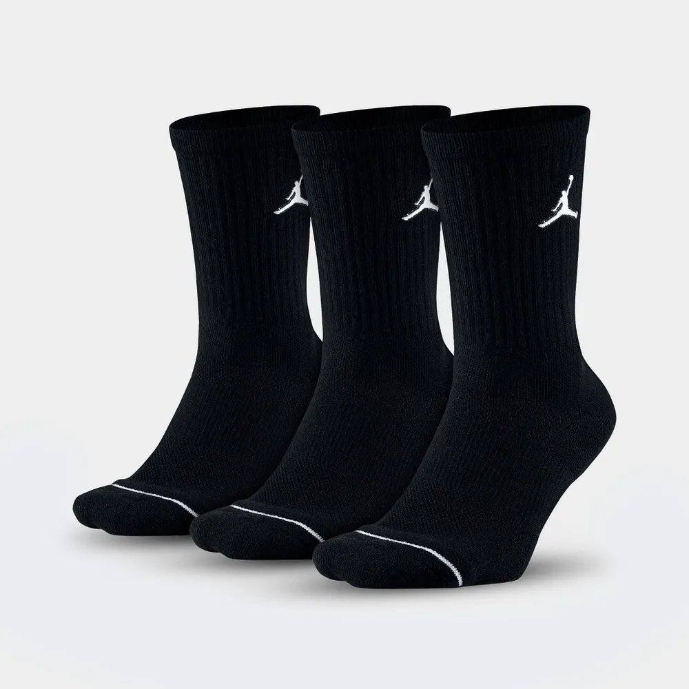 Jordan Everyday Max Crew Socks (3 Pack) Black /