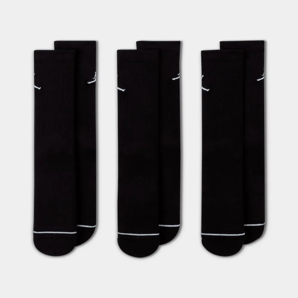 Jordan Everyday Max Crew Socks (3 Pack) Black /