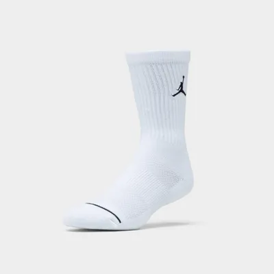 Jordan Everyday Max Crew Socks (3 Pack) White / - Black
