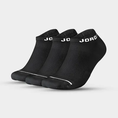 Jordan Everyday Max No-Show Socks (3 Pack) Black /