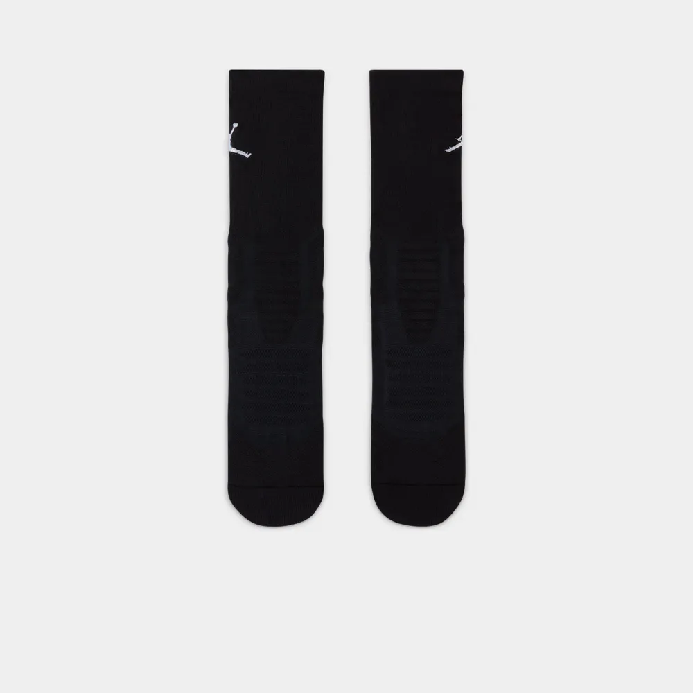 Jordan Flight Basketball Crew Socks Black / White