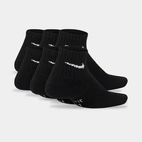 Nike Everyday Children's Cushioned Ankle Socks (6 Pack) Black / White