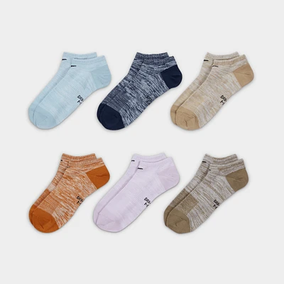 Nike Women’s Lightweight No-Show Training Socks (6 Pack) / Multi-colour