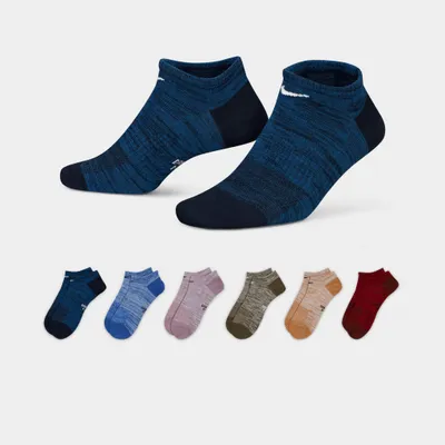 Nike Women's Everyday Lightweight No-Show Training Socks (6 Pack) / Multi-Colour