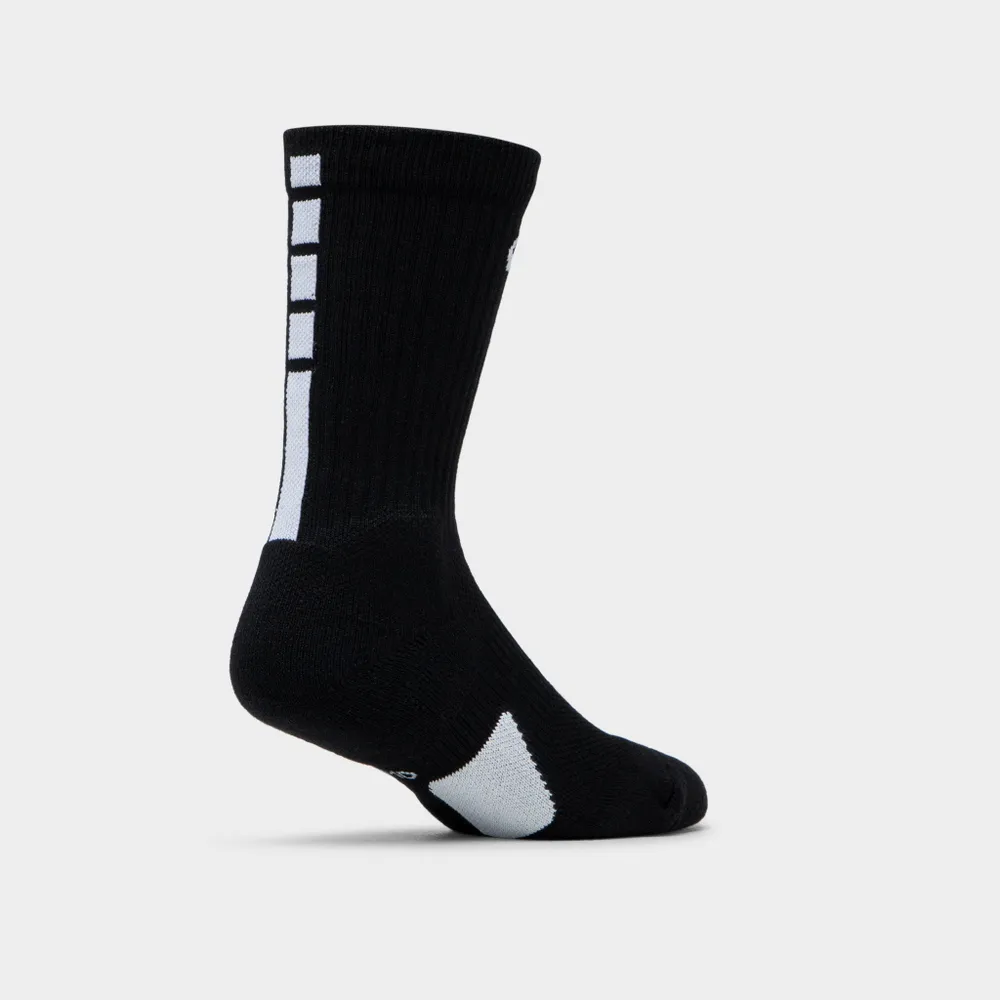 Nike Elite Crew Basketball Socks Black / White