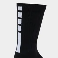 Nike Elite Crew Basketball Socks Black / White