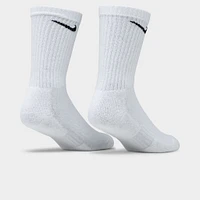 Nike Everyday Cushioned Training Crew Socks (3 Pack) White / Black