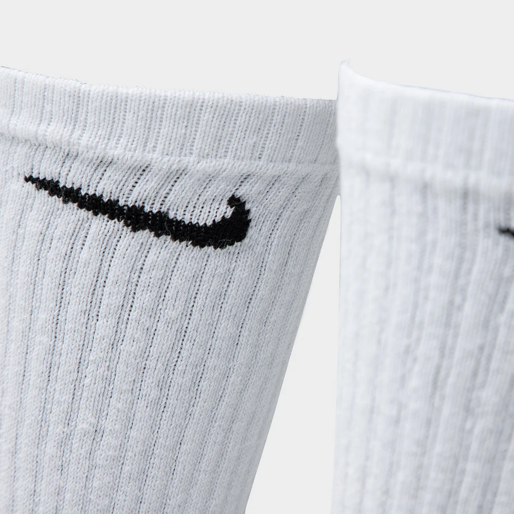 Nike Everyday Cushioned Training Crew Socks (3 Pack) White / Black