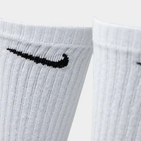 Nike Everyday Cushioned Training Crew Socks (3 Pack) White / Black