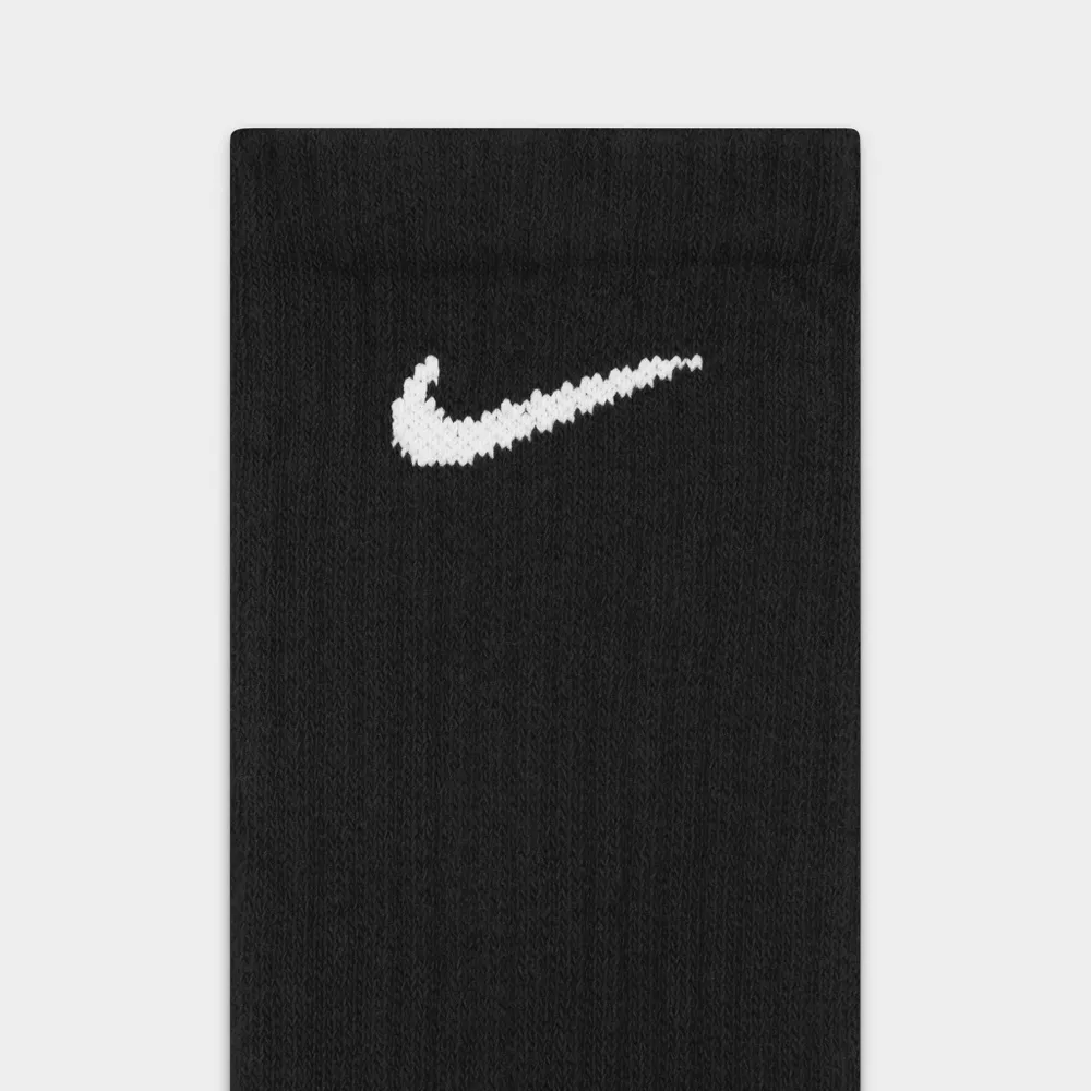 Nike Everyday Cushioned Crew Socks (6 Pack) Black / White