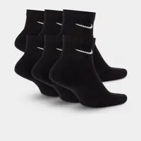 Nike Everyday Cushioned Ankle Socks (6 Pack) Black / White