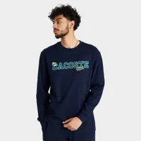 Lacoste Long Sleeve Graphic T-shirt / Navy