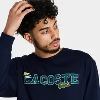 Lacoste Long Sleeve Graphic T-shirt / Navy