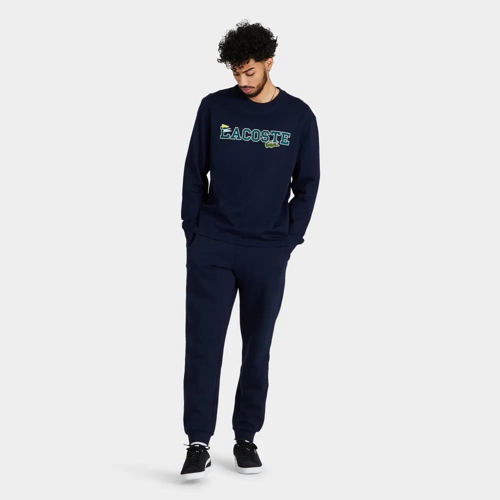 Lacoste Long Sleeve Graphic T-shirt / Navy